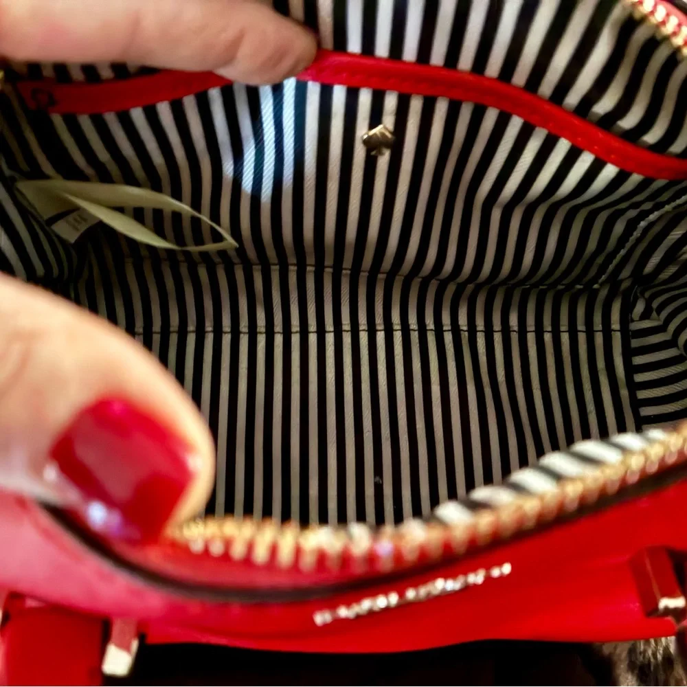 Kate Spade Vibrant Red Satchel - Picture 4 of 4